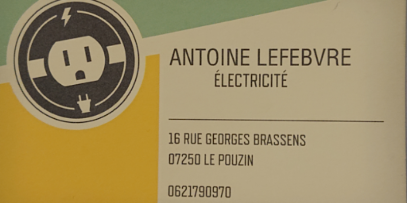 Antoine lefebvre électricité