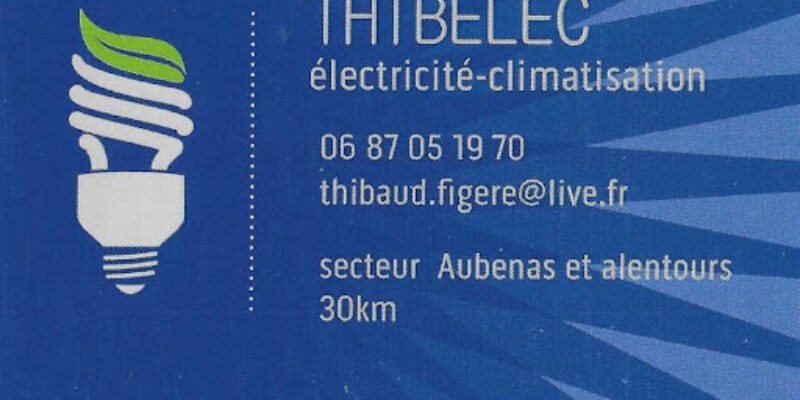 Thibelec électricien Vogüé