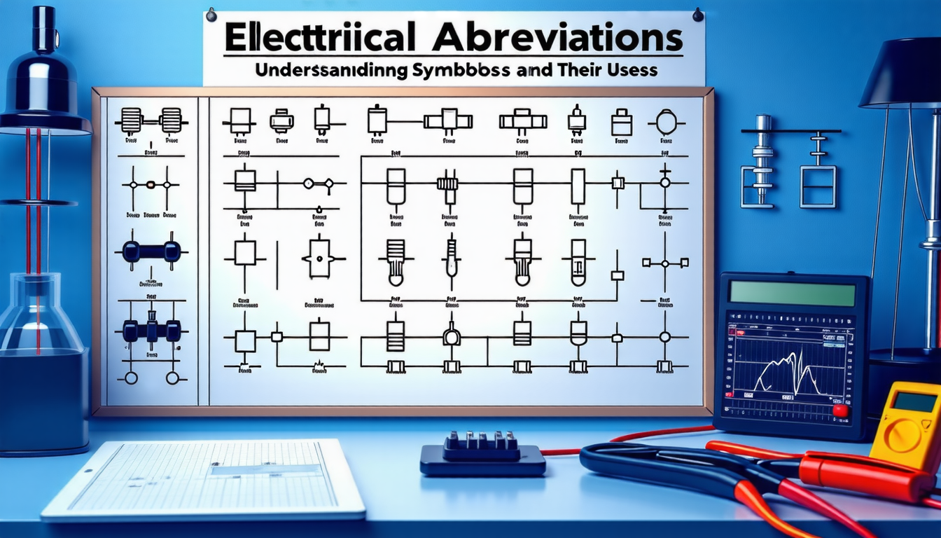 découvrez les abréviations électriques, leur signification et leur utilisation dans notre guide complet. apprenez à interpréter les symboles électriques essentiels pour mieux comprendre les schémas et améliorerez vos compétences en électricité.