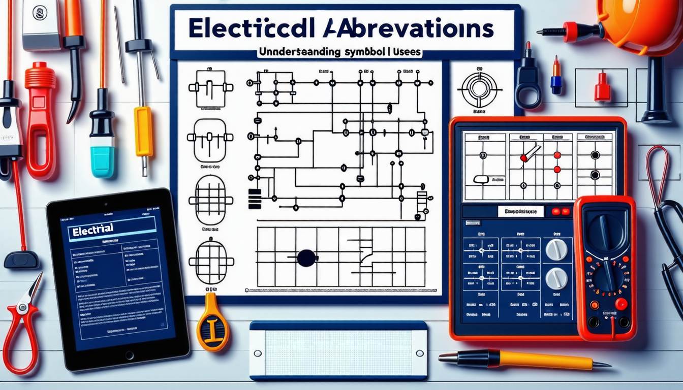 découvrez l'univers des abréviations électriques dans notre guide complet. apprenez à décoder les symboles essentiels et à maîtriser leur utilisation pour des installations et des dépannages efficaces. simplifiez vos projets électriques grâce à une compréhension claire et concise des abréviations.